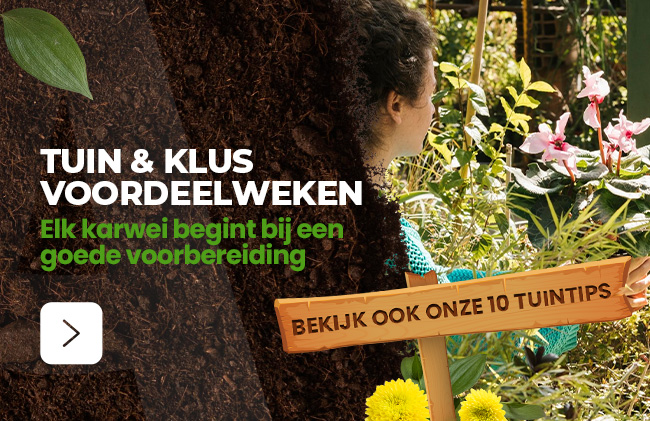 SMall teaser - Tuin-Klussen  voordeel