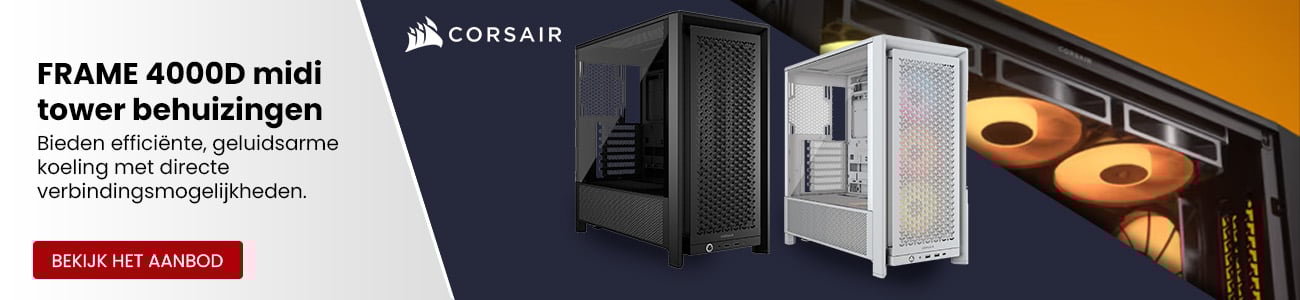 Corsair FRAME 4000D midi tower behuizingen