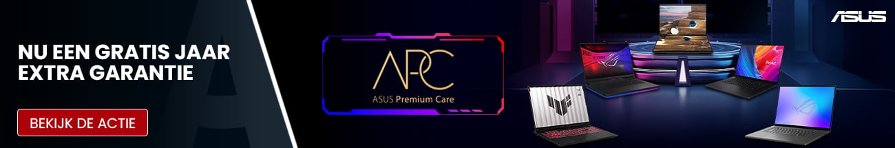 Registreer jouw nieuwe ASUS laptop en ontvang 1 jaar extra garantie gratis