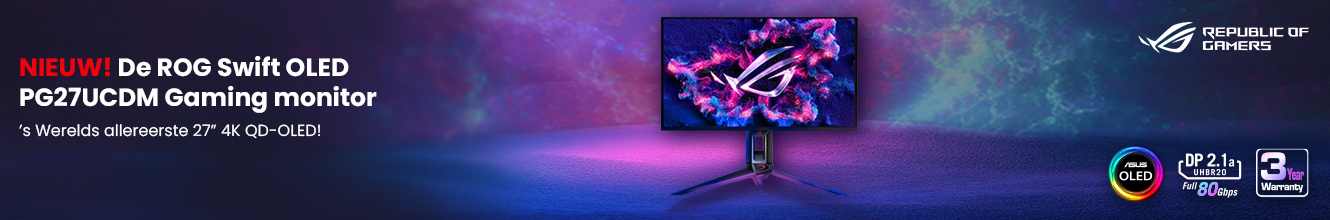 Nieuw bij Alternate! De ROG Swift OLED PG27UCDM Gaming monitor