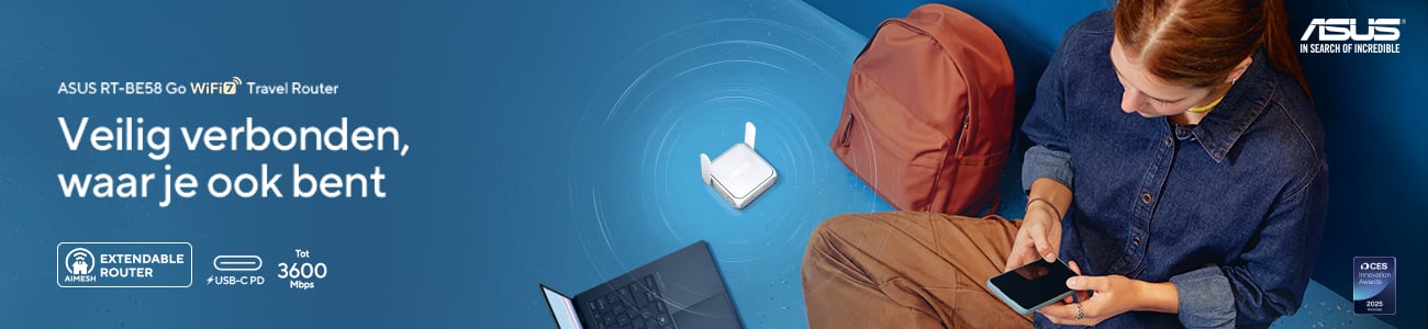 ASUS RT-BE58 Go draadloze router wlan lte router