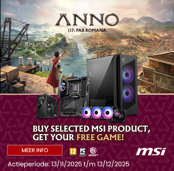 MSI - Ontvang Anno 117 Pax Romana gratis!