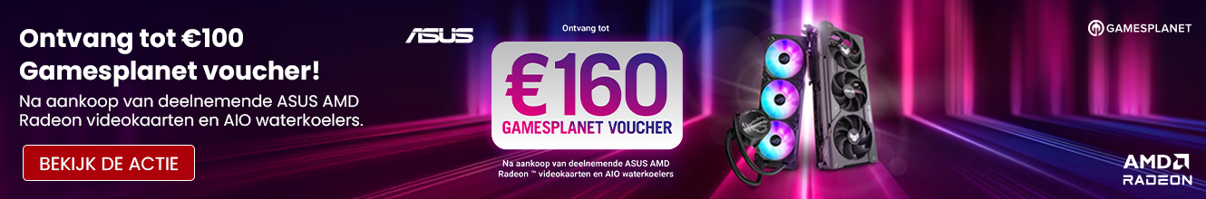 Ontvang tot 160 euro Gamesplanet voucher!