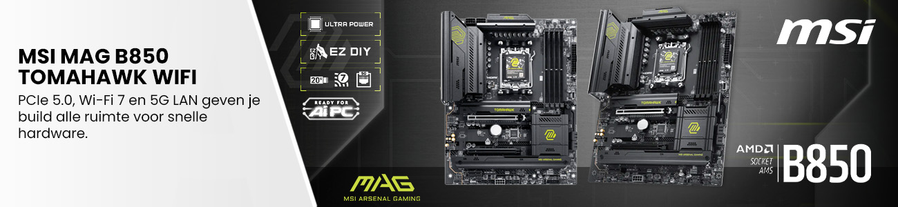 MSI MAG B850 TOMAHAWK WIFI socket AM5 moederbord