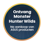 Koop nu een gekwalificeerd ASUS product en ontvang Monster Hunter Wilds!