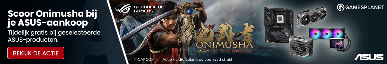 ASUS actie: Ontvang Onimusha: Way of the Sword - Productbanner