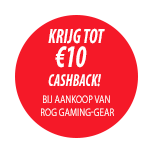 KRIJG TOT €10 CASHBACK! 