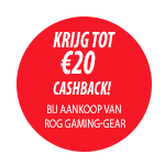 KRIJG TOT €20 CASHBACK! 