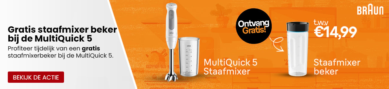 Braun MultiQuick 5 Staafmixer + gratis product - SHL