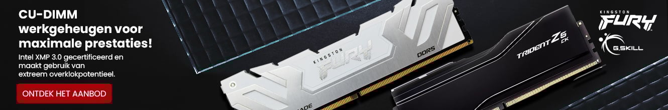 Productbanner - CU-DIMM werkgeheugen