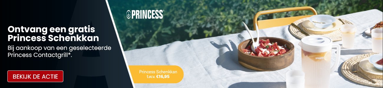 Ontvang een Princess Schenkkan cadeau