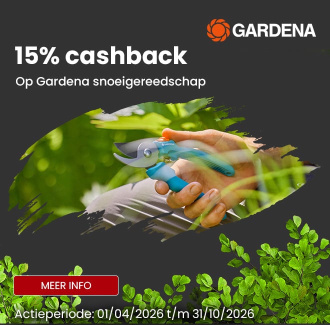 Gardena - 15% cashback op Gardena snoeigereedschap