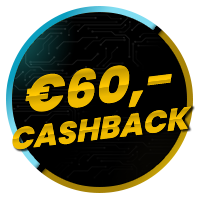 Ontvang tijdelijk €60 cashback