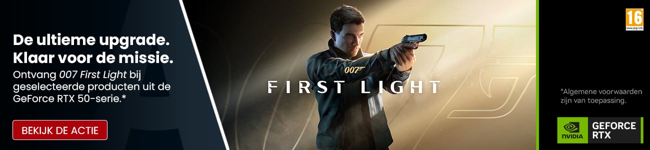 Ontvang 007 First Light bij  geselecteerde producten uit de GeForce RTX 50-serie