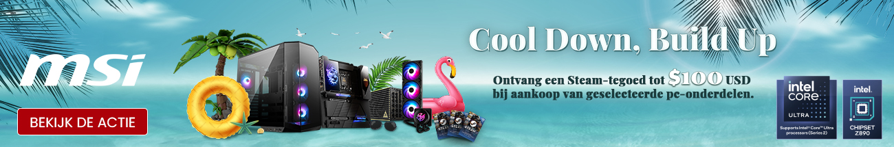 MSI - Cool Down  Build Up, ontvang een Steam-tegoed tot  $100 USD
