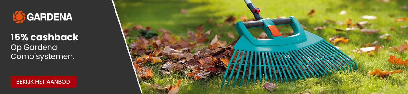 Gardena - 15% cashback op Gardena Combisystemen