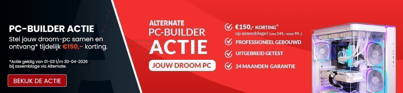 PC-builder actie - €150,- korting
