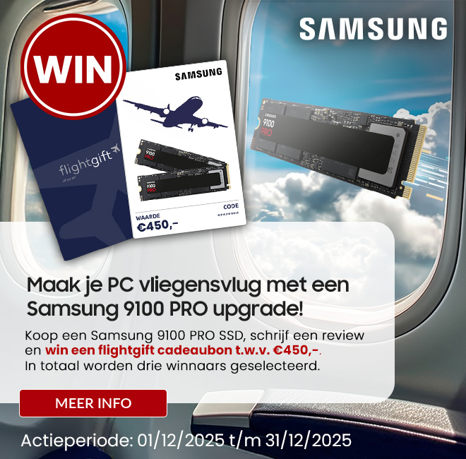Maak je PC vliegensvlug met een Samsung 9100 PRO upgrade