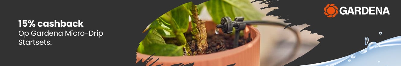 Gardena - 15% cashback op Gardena Micro-Drip Startsets