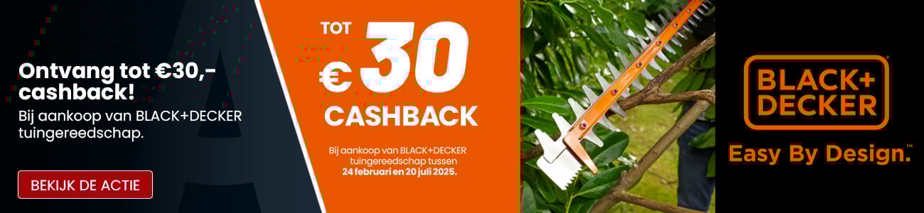 BLACK+DECKER 30 euro cashback