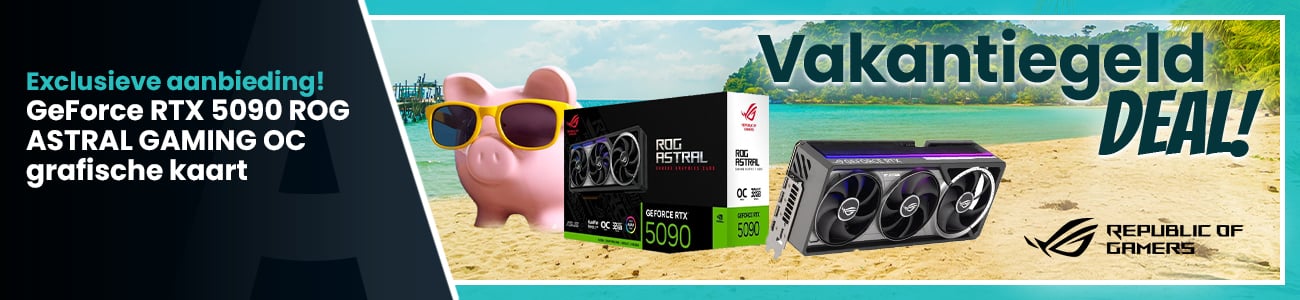 Vakantiegeld goed besteed bij Alternate 2025 - ASUS GeForce RTX 5090 ROG ASTRAL GAMING OC grafische kaart