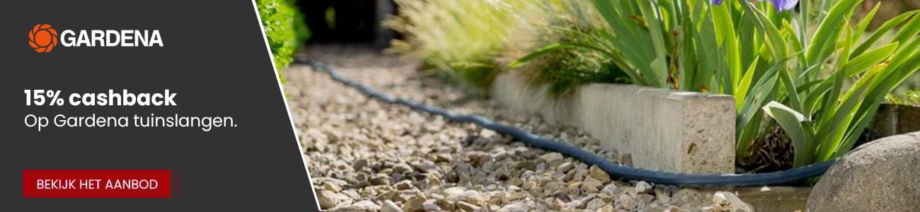 Gardena - 15% cashback op tuinslangen