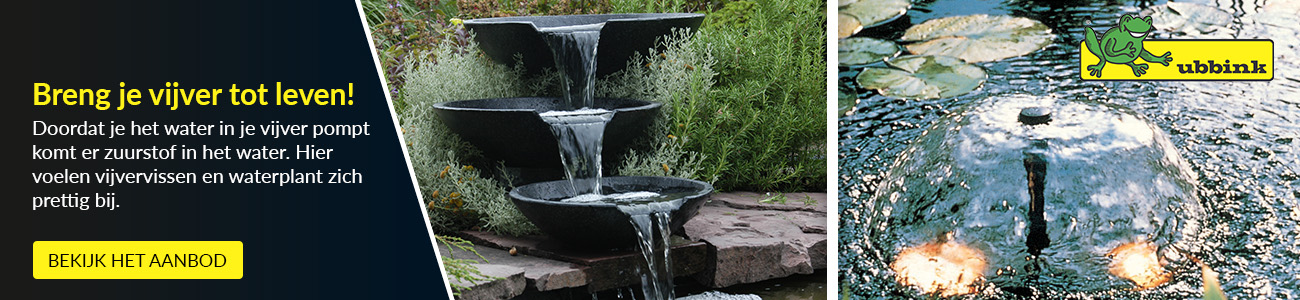 Stagehighlight ubbink 2 vijverpompen