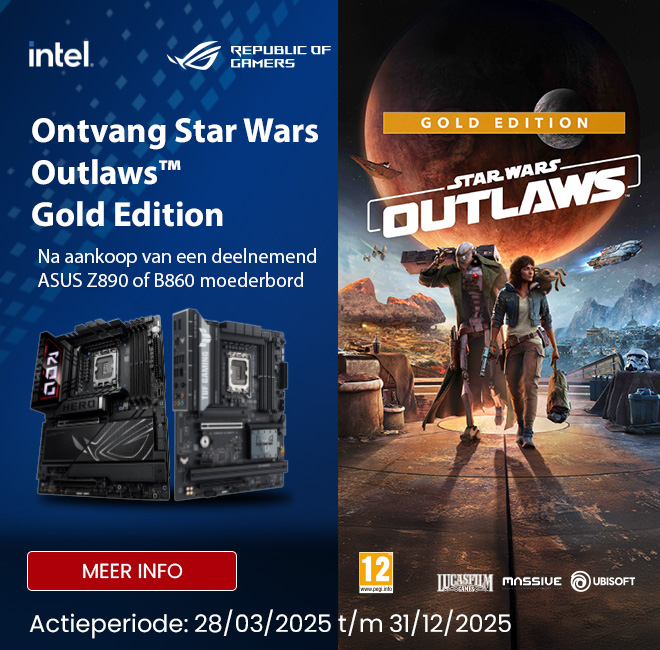 ASUS ontvang Star Wars Outlaws Gold Edition