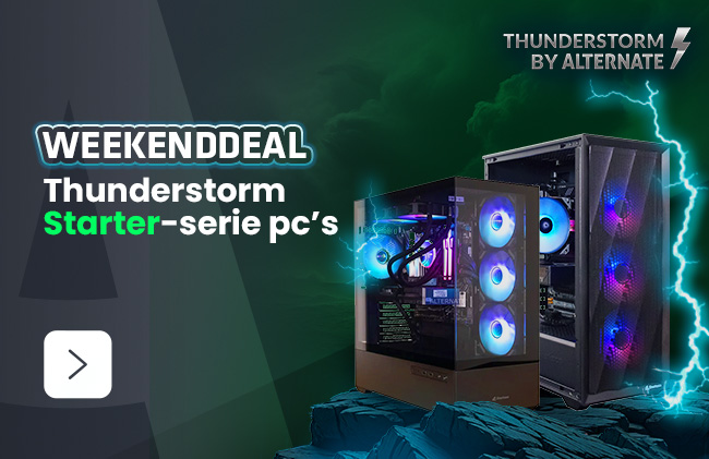 ALTERNATE THUNDERSTORM WEEKEND.  Starter-serie