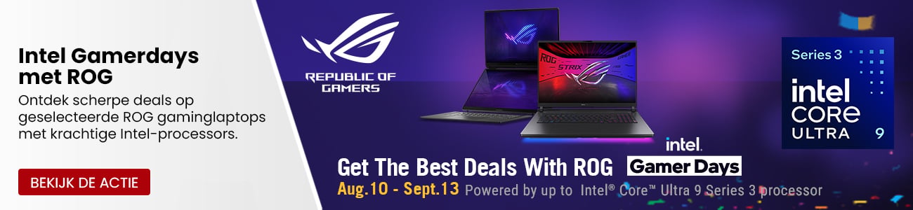 Intel Gamerdays met ROG