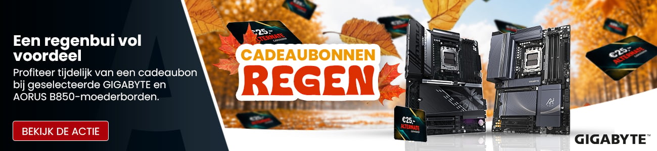 GIGABYTE cadeaubonnenregen