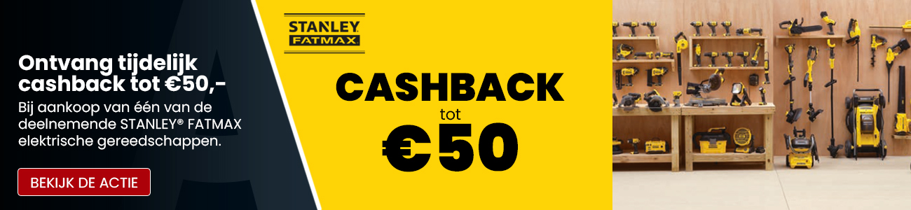 Stanley- Ontvang tot  €50 CASHBACK