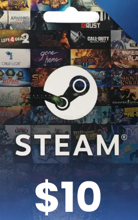 Ontvang  $10 Steam tegoed 
