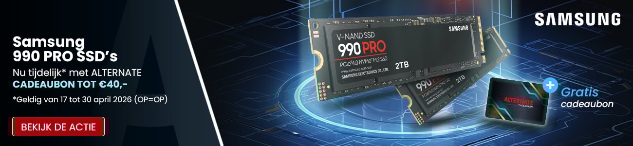 Samsung SSD cadeaubonactie
