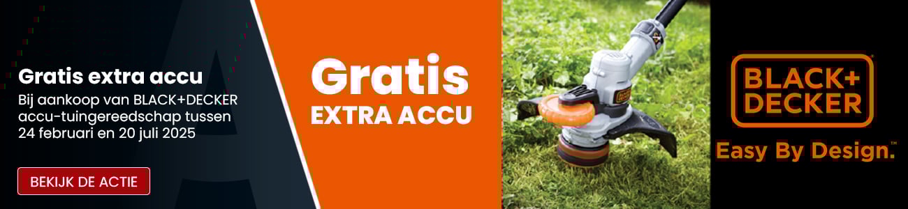 Black+Decker gratis accu