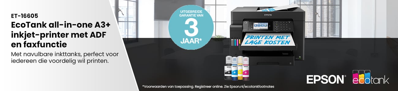 Epson EcoTank ET-16605 all-in-one inkjetprinter met faxfunctie