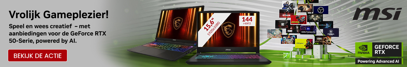 Koop een MSI GeForce RTX laptop