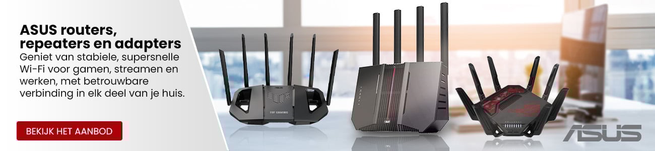 ASUS routers, repeaters en adapters