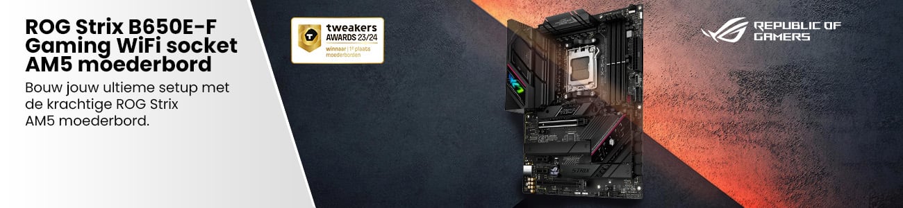 ASUS ROG Strix B650E-F Gaming WiFi socket AM5 moederbord