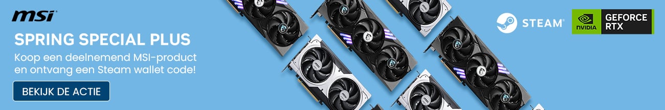 Koop een deelnemend MSI-product en ontvang een Steam wallet code!