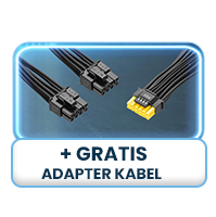 Koop een deelnemende voeding en krijg een gratis 16-pin naar Dual 8-pin adapter kabel!