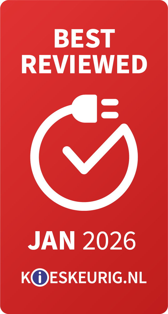 Kieskeurig.nl best reviewed award januari 2026