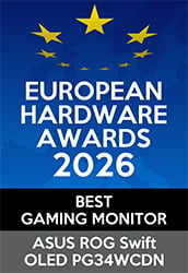 Dit product is onderscheiden met een Best Gaming Monitor