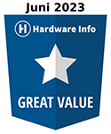 HardwareInfo Great Value award - Juni 2023