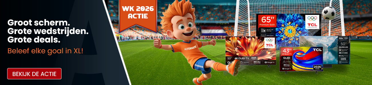 Groot scherm. Grote wedstrijden. Grote deals. Beleef elke goal in XL!