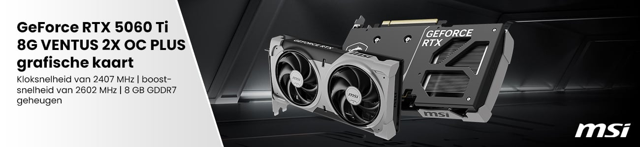 MSI GeForce RTX 5060 Ti 8G VENTUS 2X OC PLUS grafische kaart
