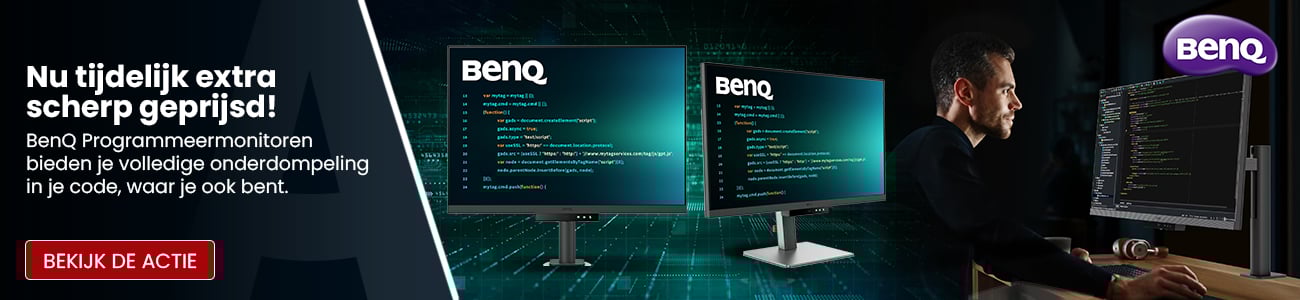 BenQ Programmeermonitoren - Nu tijdelijk extra scherp geprijsd!