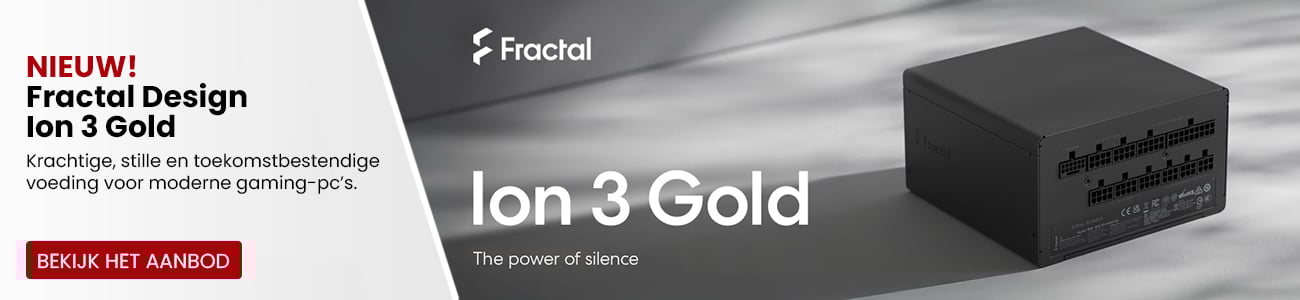 Fractal Design Ion 3 Gold voedingen