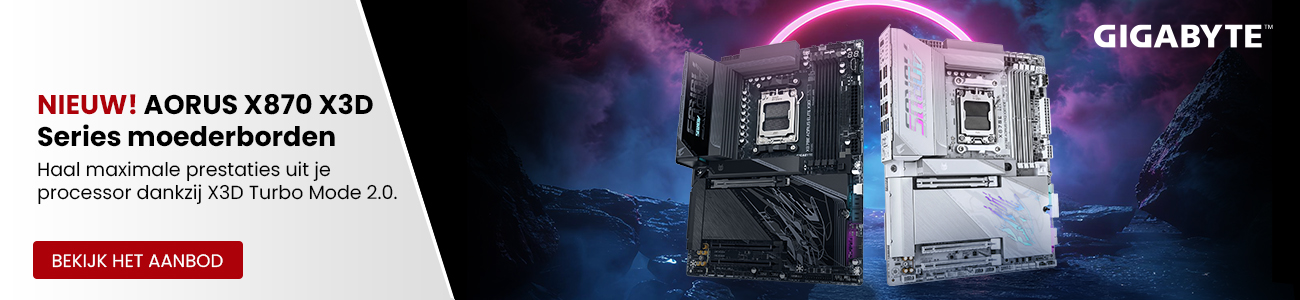 GIGABUTE AORUS X870 series moederborden