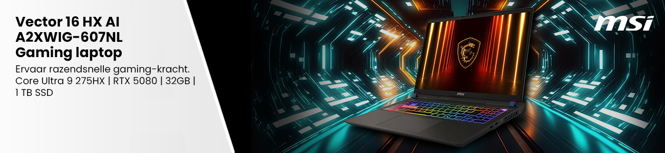 MSI Vector 16 HX AI A2XWIG-607NL 16" gaming laptop